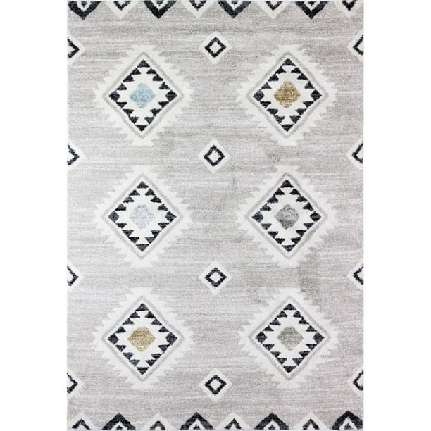 Illiana Blue Modern Area Rug 5'3 x 7'6 Illiana Blue Modern Area Rug 5'3 x 7'6